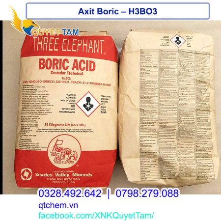 Axit Boric – H3BO3