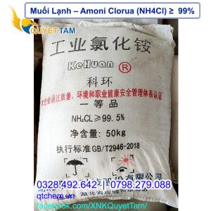 Muối Lạnh – Amoni Clorua (NH4Cl)