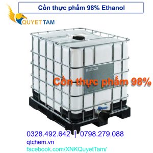 Cồn 98 độ thực phẩm Ethanol