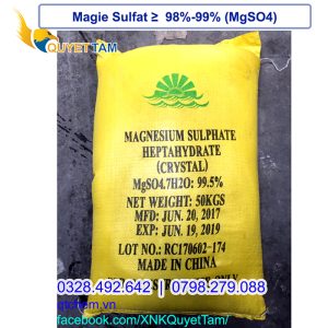 Magie sulfat – MgSO4 Magnesium sulfate