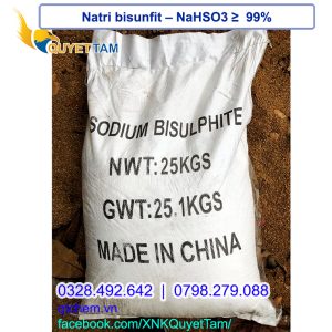 Natri bisunfit – NaHSO3 sodium bisulfite