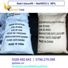 Natri bisunfit – NaHSO3 sodium bisulfite