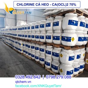 CHLORINE 70% - CALCIUM HYPOCHLORIDE CA(OCL)2