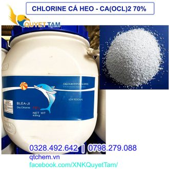 CHLORINE 70% - CALCIUM HYPOCHLORIDE CA(OCL)2