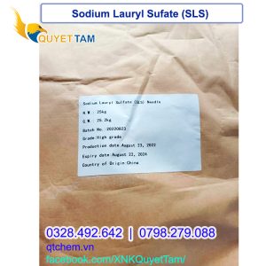 Sodium Lauryl Sulfate (SLS)